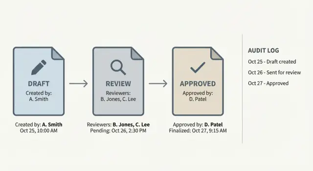 Document approval workflow with AI tools you can trust