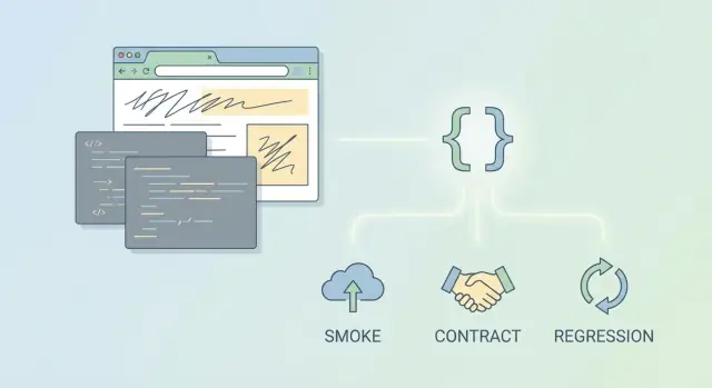 Minimale Testsuite für stabilen, KI‑generierten Code, die Bestand hat