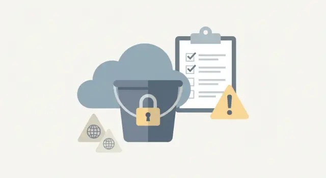 Storage bucket exposure audit: stop public files and listing