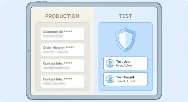 Safe test account for troubleshooting: set up without real data