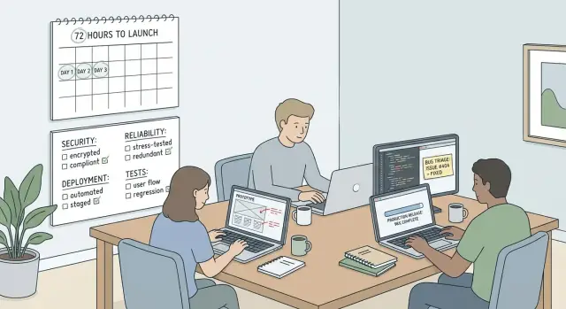 Du prototype à la production en 72 heures : un plan de stabilisation