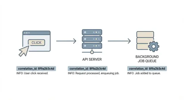 Correlation IDs to Trace Clicks Across APIs and Jobs