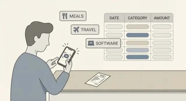 AI expense tracker: a simple build with receipts and exports