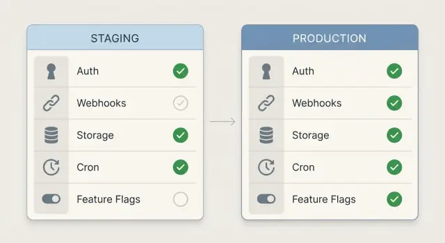Staging Environment Parity Checklist: Predict Production Issues