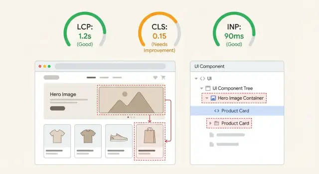 Web Vitals debugging for AI-built frontends: pinpoint fixes