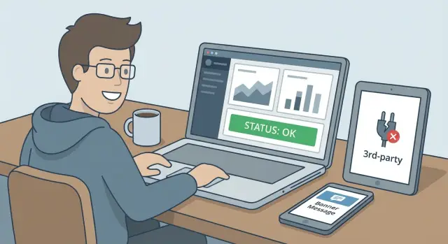 Third-party service outage: how founders pause features fast