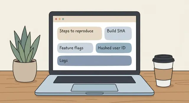 Actionable crash reports: what to include so bugs get fixed