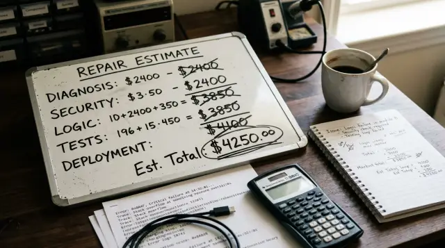 SaaS remediation cost for a small AI-built app