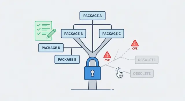 Nettoyage des dépendances et de la chaîne d'approvisionnement pour prototypes rapides