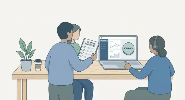 Checkliste für Produktionsvorfälle für kleine Teams, die Klarheit brauchen