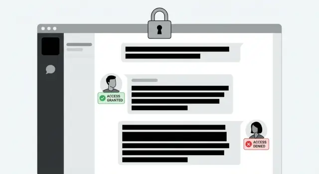 Prevent LLM transcript leaks: what to store and who can see it