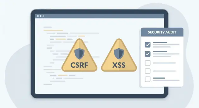 CSRF et XSS dans les applications web générées par l'IA : corrigez les modèles rapidement