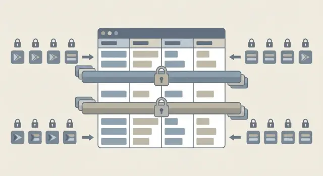 Database lock contention: fix hot tables and lock waits fast