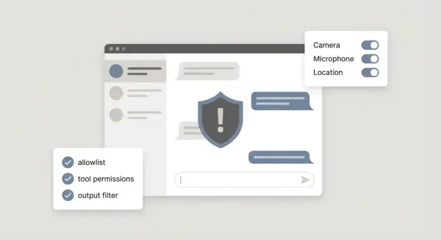 Prompt injection basics: guardrails for chat and agents