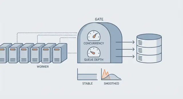 Concurrency limits for background workers that protect your DB