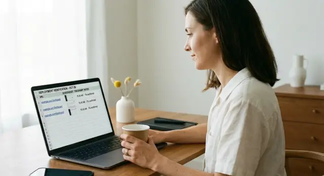 Proof list after deployment: what to ask for after a fix