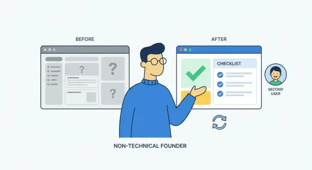 Verify a fix is real: simple before and after checks