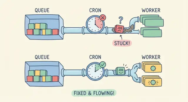 Background jobs not running? Fix queues, cron, workers fast