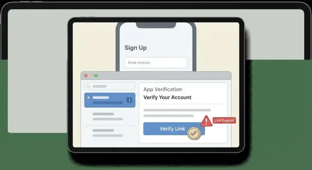 Email verification not working: fix links, tokens, resend logic